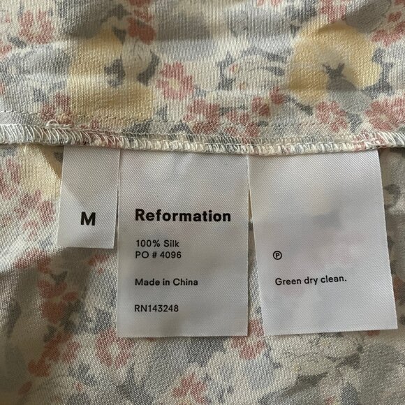 Reformation Floral Wrap Midi Dress - Picture 4 of 4